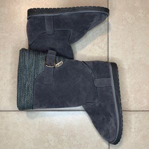 Grey tall boots for the fall/ winter